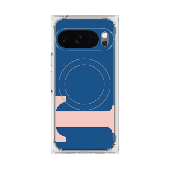 プレミアムスクエアケース with Pixelsnap［ オリジナル - initial color - T navy ］