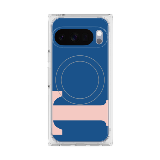 プレミアムスクエアケース with Pixelsnap［ オリジナル - initial color - T navy ］
