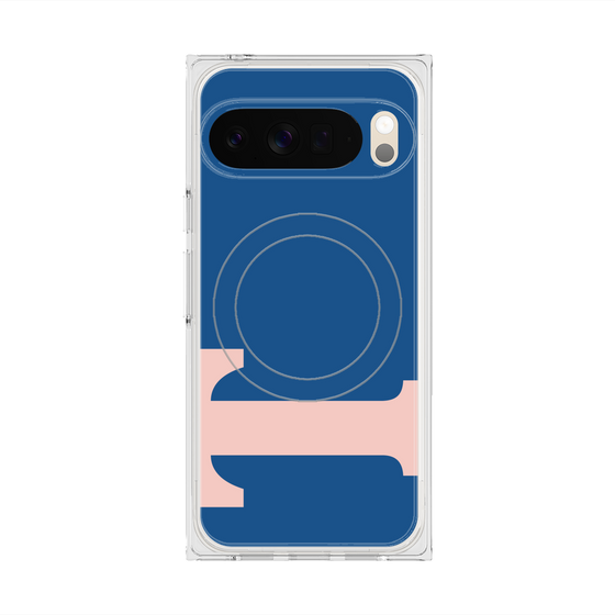 プレミアムスクエアケース with Pixelsnap［ オリジナル - initial color - T navy ］