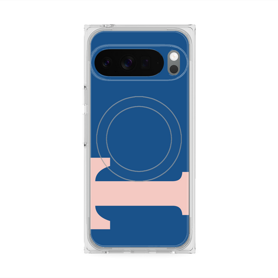 プレミアムスクエアケース with Pixelsnap［ オリジナル - initial color - T navy ］