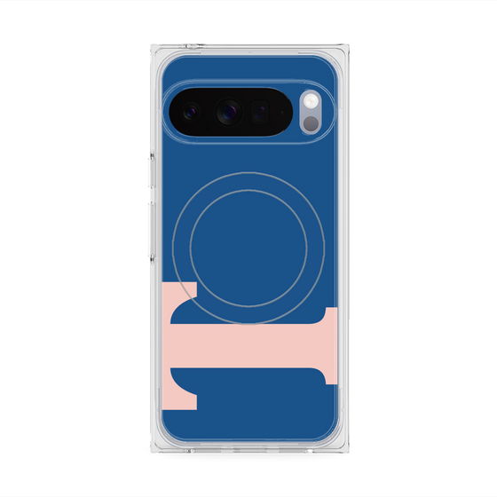 プレミアムスクエアケース with Pixelsnap［ オリジナル - initial color - T navy ］