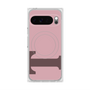 プレミアムスクエアケース with Pixelsnap［ オリジナル - initial color - T dusty pink ］