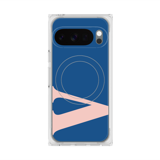 プレミアムスクエアケース with Pixelsnap［ オリジナル - initial color - V navy ］
