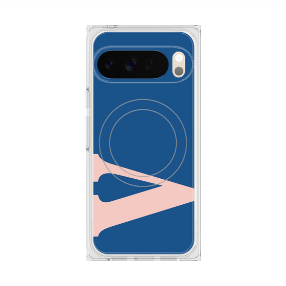 プレミアムスクエアケース with Pixelsnap［ オリジナル - initial color - V navy ］