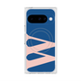 プレミアムスクエアケース with Pixelsnap［ オリジナル - initial color - W navy ］