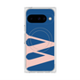 プレミアムスクエアケース with Pixelsnap［ オリジナル - initial color - W navy ］
