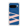 プレミアムスクエアケース with Pixelsnap［ オリジナル - initial color - W navy ］
