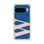 プレミアムスクエアケース with Pixelsnap［ オリジナル - initial color - W navy ］