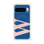 プレミアムスクエアケース with Pixelsnap［ オリジナル - initial color - W navy ］