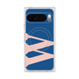 プレミアムスクエアケース with Pixelsnap［ オリジナル - initial color - W navy ］