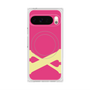 プレミアムスクエアケース with Pixelsnap［ オリジナル - initial color - X pink ］