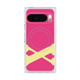 プレミアムスクエアケース with Pixelsnap［ オリジナル - initial color - X pink ］
