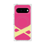プレミアムスクエアケース with Pixelsnap［ オリジナル - initial color - X pink ］
