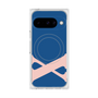 プレミアムスクエアケース with Pixelsnap［ オリジナル - initial color - X navy ］