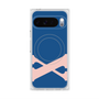 プレミアムスクエアケース with Pixelsnap［ オリジナル - initial color - X navy ］