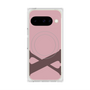 プレミアムスクエアケース with Pixelsnap［ オリジナル - initial color - X dusty pink ］