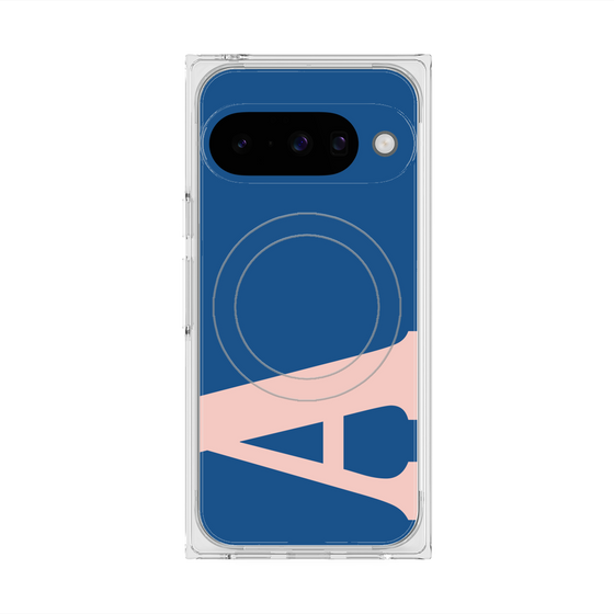 プレミアムスクエアケース with Pixelsnap［ オリジナル - initial color - A navy ］
