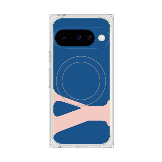 プレミアムスクエアケース with Pixelsnap［ オリジナル - initial color - Y navy ］