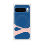 プレミアムスクエアケース with Pixelsnap［ オリジナル - initial color - Y navy ］