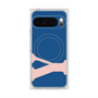 プレミアムスクエアケース with Pixelsnap［ オリジナル - initial color - Y navy ］