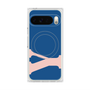 プレミアムスクエアケース with Pixelsnap［ オリジナル - initial color - Y navy ］