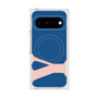 プレミアムスクエアケース with Pixelsnap［ オリジナル - initial color - Y navy ］