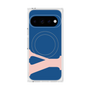 プレミアムスクエアケース with Pixelsnap［ オリジナル - initial color - Y navy ］