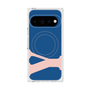 プレミアムスクエアケース with Pixelsnap［ オリジナル - initial color - Y navy ］
