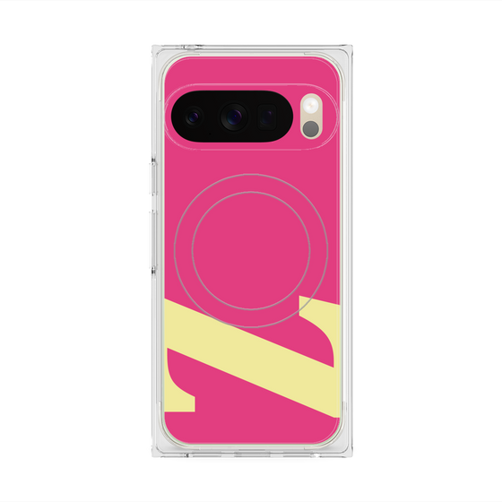 プレミアムスクエアケース with Pixelsnap［ オリジナル - initial color - Z pink ］