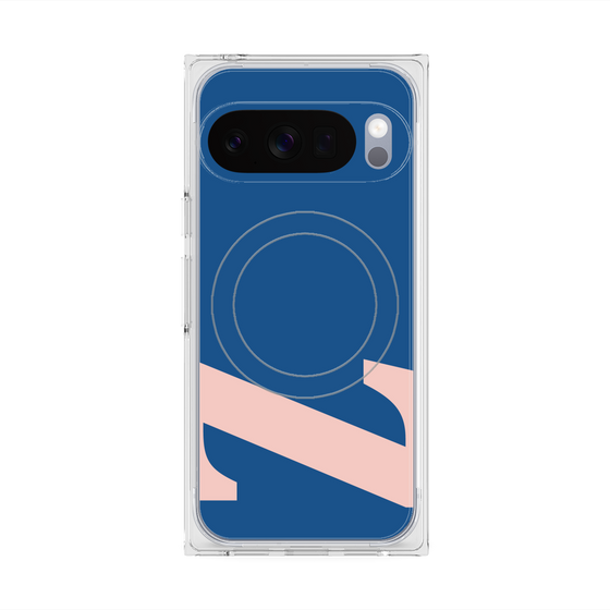 プレミアムスクエアケース with Pixelsnap［ オリジナル - initial color - Z navy ］