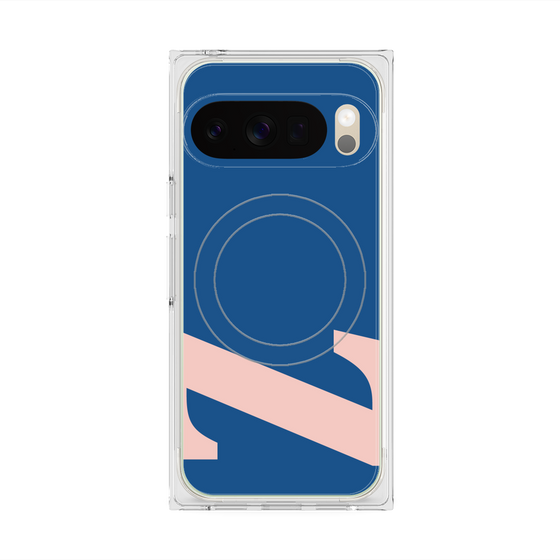 プレミアムスクエアケース with Pixelsnap［ オリジナル - initial color - Z navy ］