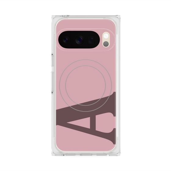 プレミアムスクエアケース with Pixelsnap［ オリジナル - initial color - A dusty pink ］