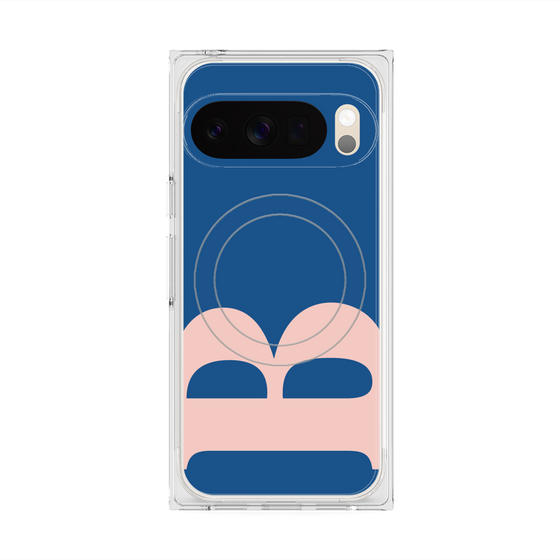 プレミアムスクエアケース with Pixelsnap［ オリジナル - initial color - B navy ］