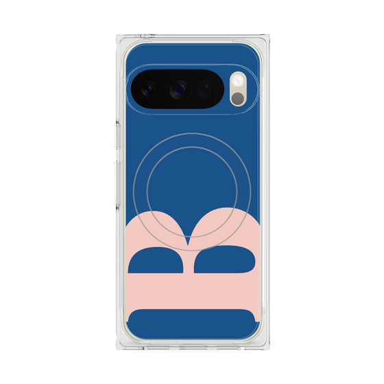 プレミアムスクエアケース with Pixelsnap［ オリジナル - initial color - B navy ］