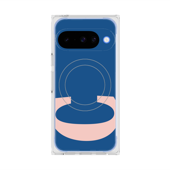 プレミアムスクエアケース with Pixelsnap［ オリジナル - initial color - C navy ］