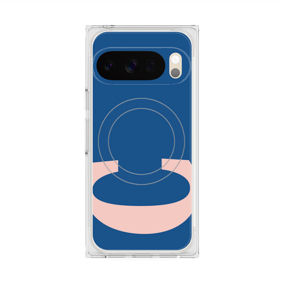 プレミアムスクエアケース with Pixelsnap［ オリジナル - initial color - C navy ］