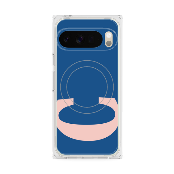プレミアムスクエアケース with Pixelsnap［ オリジナル - initial color - C navy ］