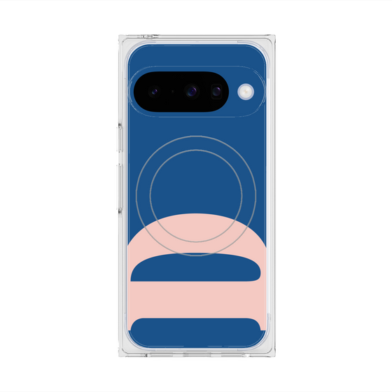 プレミアムスクエアケース with Pixelsnap［ オリジナル - initial color - D navy ］