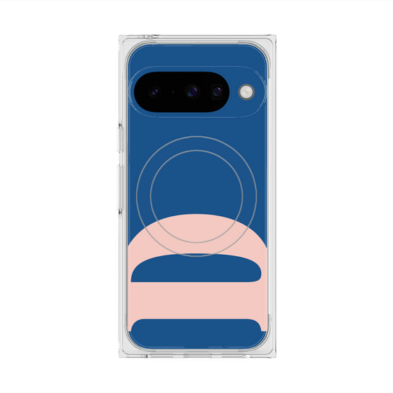 プレミアムスクエアケース with Pixelsnap［ オリジナル - initial color - D navy ］