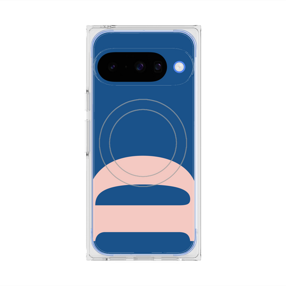 プレミアムスクエアケース with Pixelsnap［ オリジナル - initial color - D navy ］