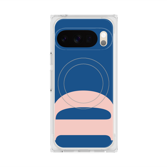プレミアムスクエアケース with Pixelsnap［ オリジナル - initial color - D navy ］