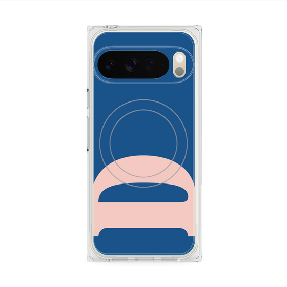 プレミアムスクエアケース with Pixelsnap［ オリジナル - initial color - D navy ］