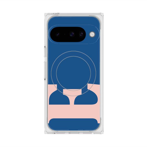 プレミアムスクエアケース with Pixelsnap［ オリジナル - initial color - E navy ］
