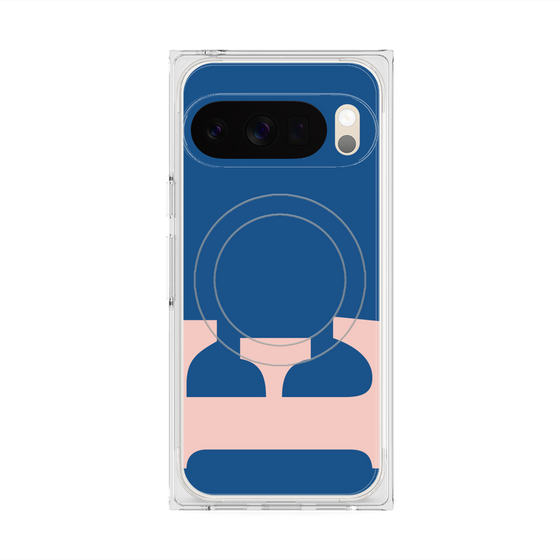 プレミアムスクエアケース with Pixelsnap［ オリジナル - initial color - E navy ］