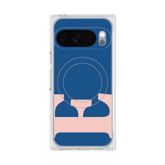 プレミアムスクエアケース with Pixelsnap［ オリジナル - initial color - E navy ］