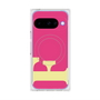 プレミアムスクエアケース with Pixelsnap［ オリジナル - initial color - F pink ］