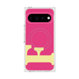 プレミアムスクエアケース with Pixelsnap［ オリジナル - initial color - F pink ］