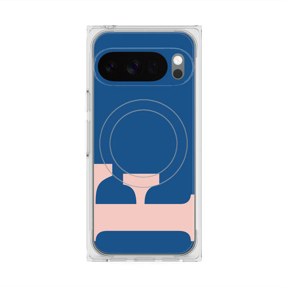 プレミアムスクエアケース with Pixelsnap［ オリジナル - initial color - F navy ］