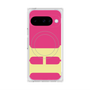 プレミアムスクエアケース with Pixelsnap［ オリジナル - initial color - H pink ］