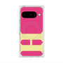 プレミアムスクエアケース with Pixelsnap［ オリジナル - initial color - H pink ］